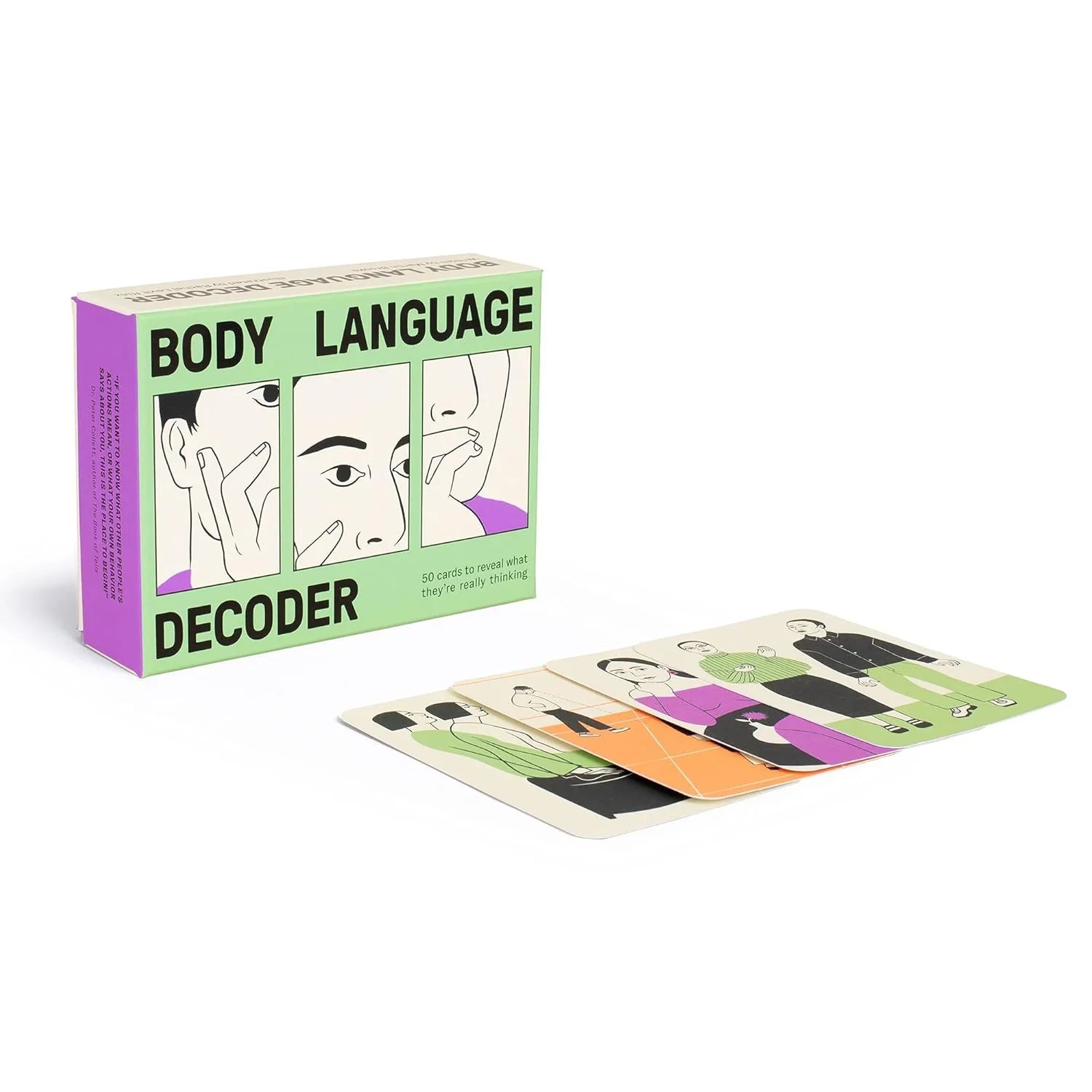 Body Language Decoder: 50 Cards to Understand Hidden Signals – Laurence King Magma - Jaiman Toys