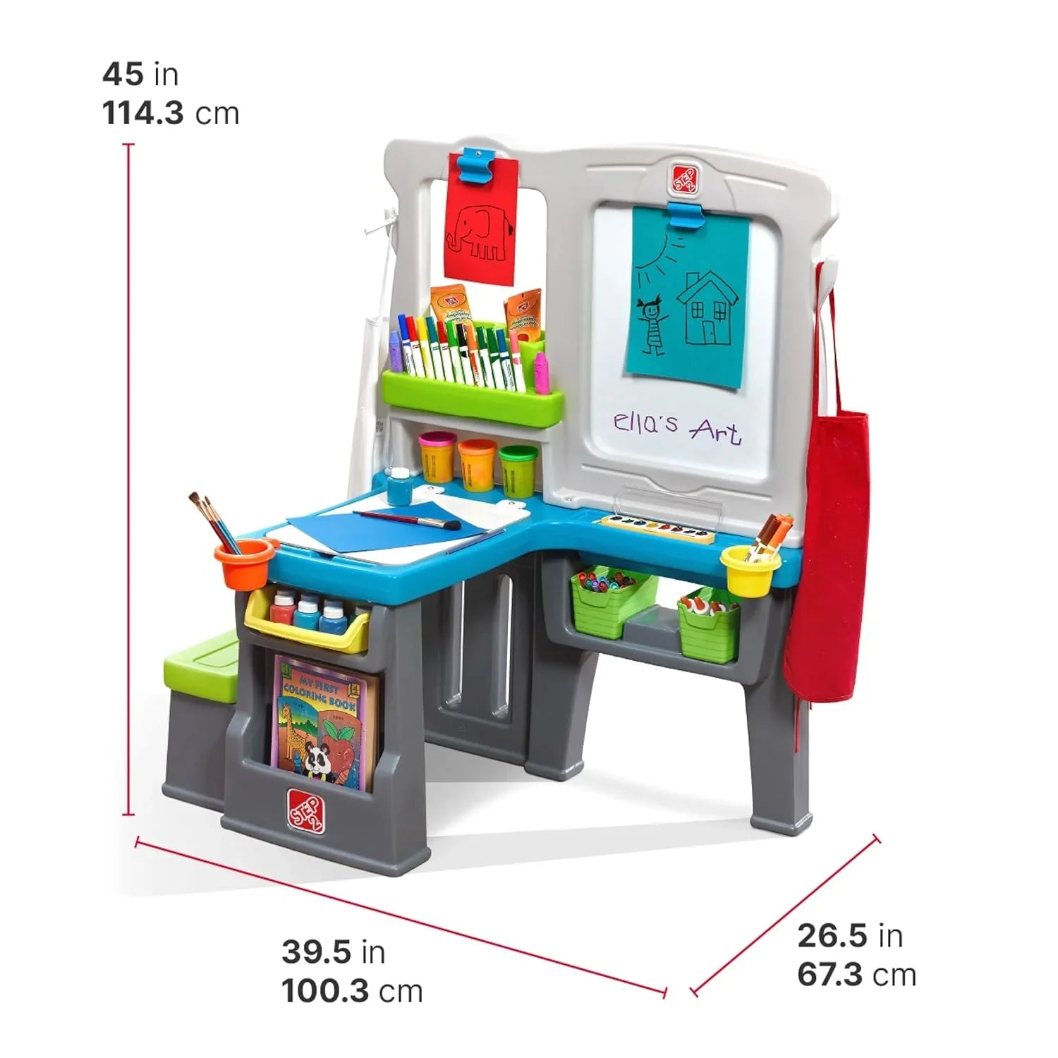 Step2 Great Creations Art Centre – Kids Art & Craft Activity Table - Jaiman Toys