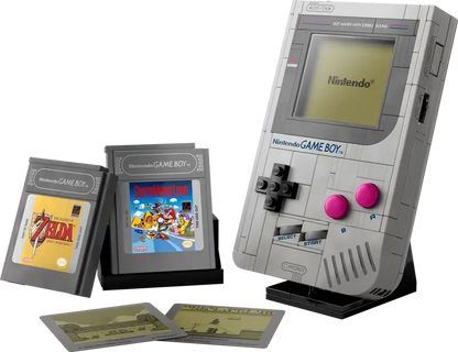 LEGO 72046 Game Boy Building Set for Adults | Retro Nintendo Collectible Model with The Legend of Zelda & Super Mario Game Paks (421 Pieces)