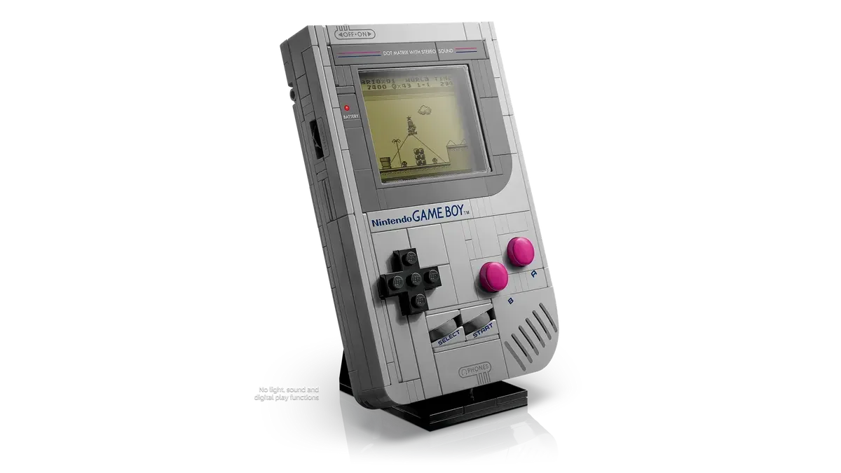 LEGO 72046 Game Boy Building Set for Adults | Retro Nintendo Collectible Model with The Legend of Zelda & Super Mario Game Paks (421 Pieces)