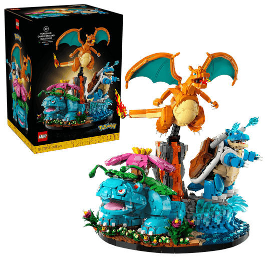LEGO 72153 X Pokemon Venusaur, Charizard and Blastoise