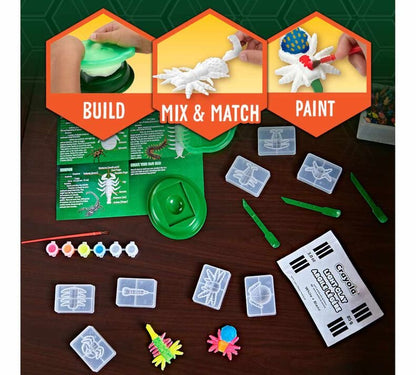 "Critter Creator: Glow in the Dark Bug Fossil Kit for Kids"