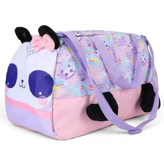 Vest 3D Panda Kids Travel Duffle Bag – Cute Cartoon Overnight & Sports Bag for Kids (46 CM)