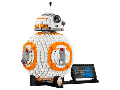 LEGO Star Wars 75187 BB-8 Astromech Droid Building Set with Rotating Head, Opening Hatch & Display Stand – 1106 Pieces Collectible Model for Kids & Star Wars Fans