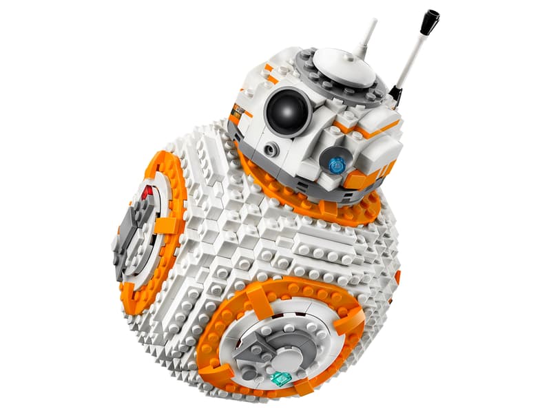LEGO Star Wars 75187 BB-8 Astromech Droid Building Set with Rotating Head, Opening Hatch & Display Stand – 1106 Pieces Collectible Model for Kids & Star Wars Fans