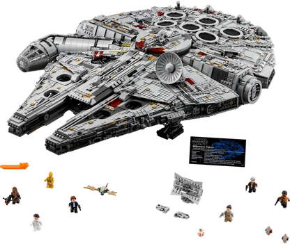 LEGO Star Wars Ultimate Millennium Falcon 75192 Expert Building Kit and Starship Model, Best Gift and Movie Collectible for Adults (7541 Pieces)