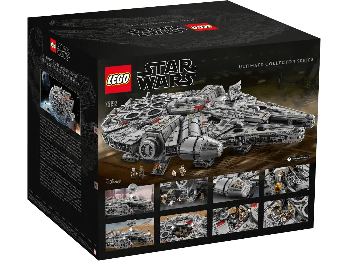 LEGO Star Wars Ultimate Millennium Falcon 75192 Expert Building Kit and Starship Model, Best Gift and Movie Collectible for Adults (7541 Pieces)