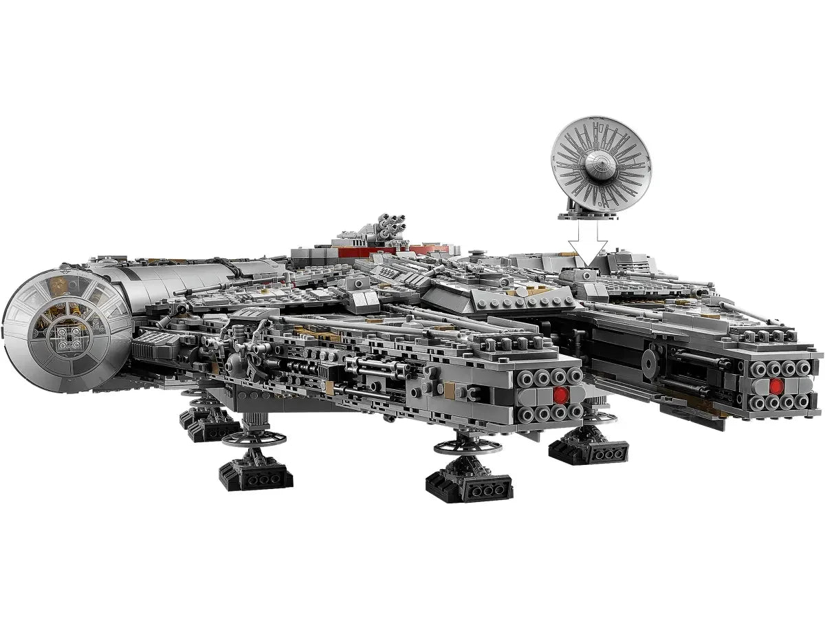 LEGO Star Wars Ultimate Millennium Falcon 75192 Expert Building Kit and Starship Model, Best Gift and Movie Collectible for Adults (7541 Pieces)