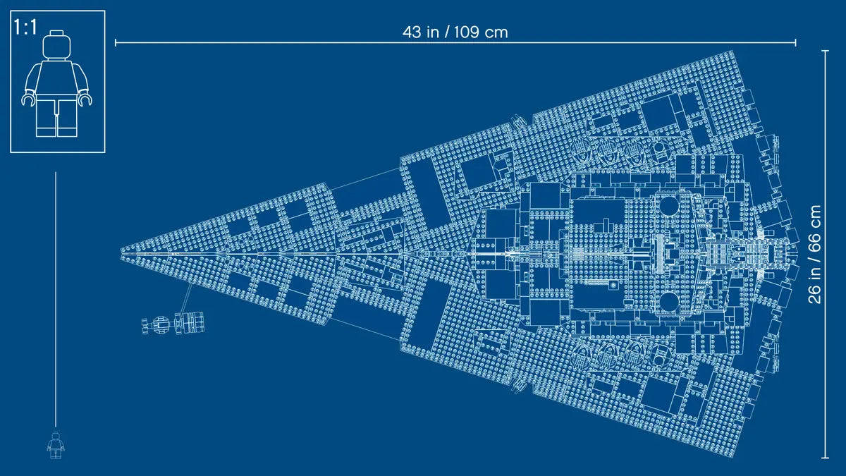 Lego 75252 Star Wars : A New Hope Imperial Star Destroyer Building Kit for The Kids Age 16+ (4,784 Pieces)