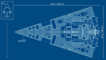 Lego 75252 Star Wars : A New Hope Imperial Star Destroyer Building Kit for The Kids Age 16+ (4,784 Pieces)