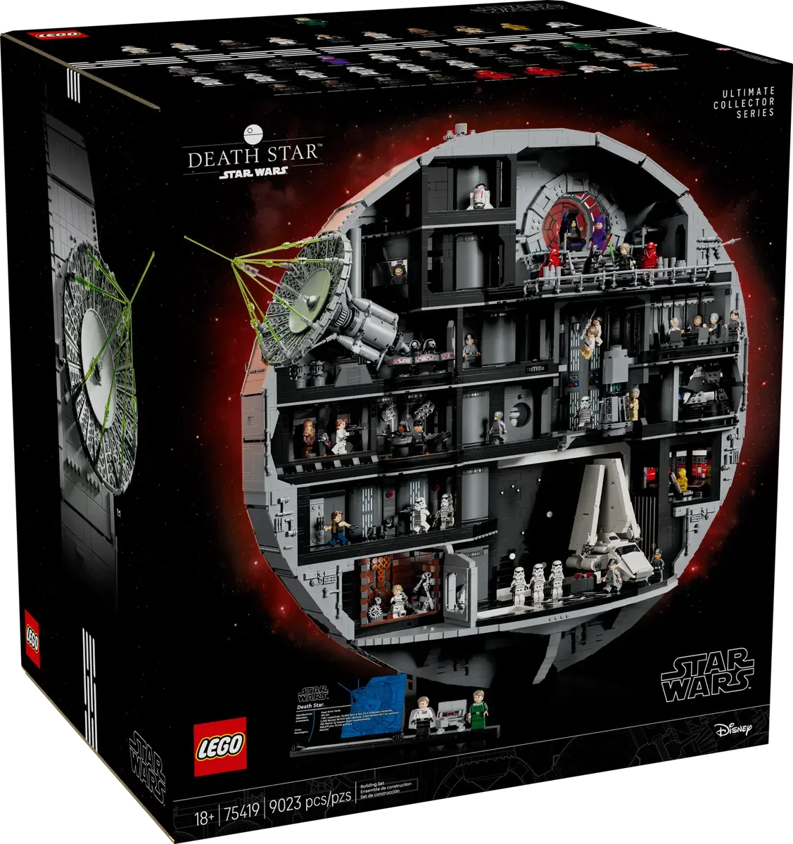 LEGO® 75419 Star Wars™ Death Star – Ultimate Collector Series Building Set (9023 Pieces)