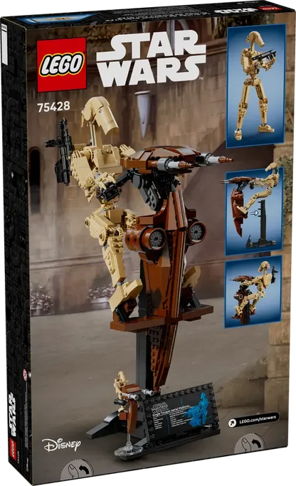 LEGO® Star Wars Battle Droid with STAP 75428 – 1088 Piece Collector Display Set - Jaiman Toys