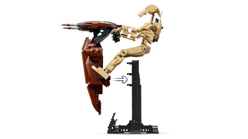 LEGO® Star Wars Battle Droid with STAP 75428 – 1088 Piece Collector Display Set - Jaiman Toys