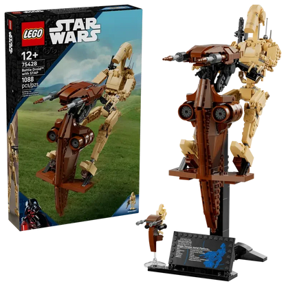 LEGO® Star Wars Battle Droid with STAP 75428 – 1088 Piece Collector Display Set - Jaiman Toys
