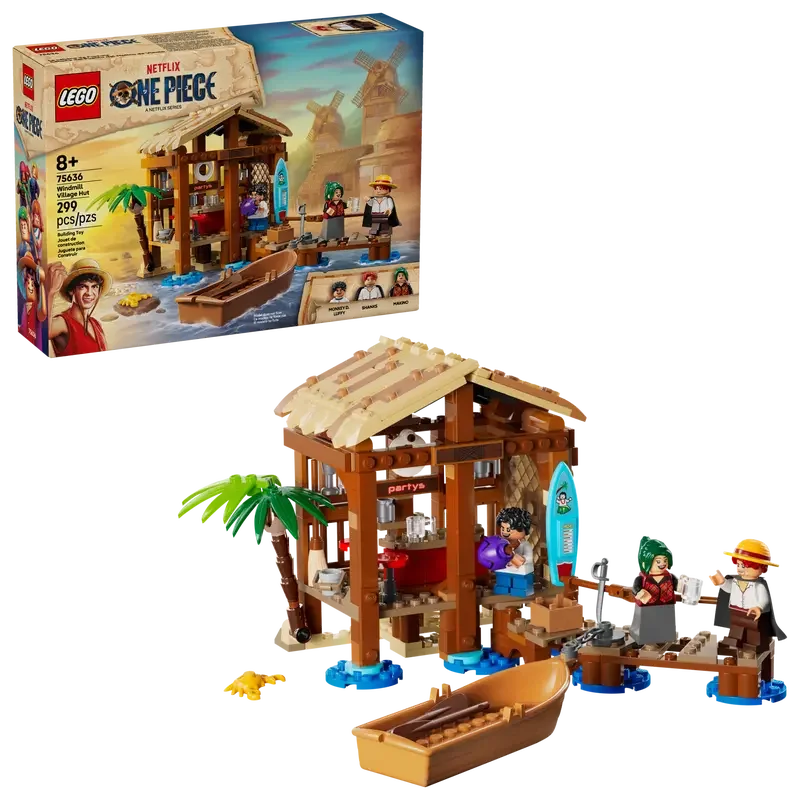 LEGO® 75636 One Piece Windmill Village Hut – 299 Piece Netflix Series Set - Jaiman Toys