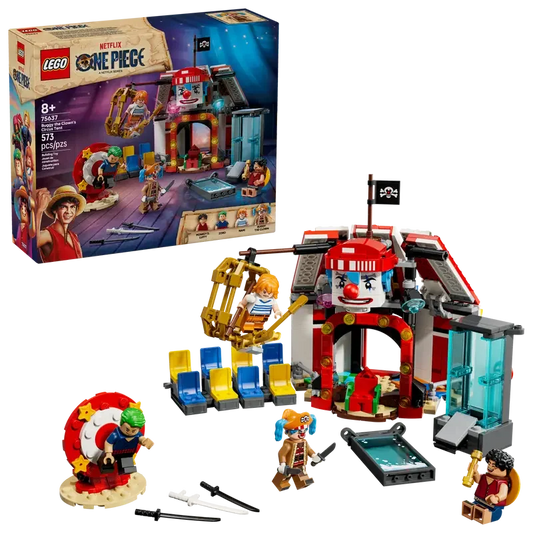 LEGO® 75637 One Piece Buggy the Clown’s Circus Tent 75637 – 573 Piece Netflix Series Set - Jaiman Toys