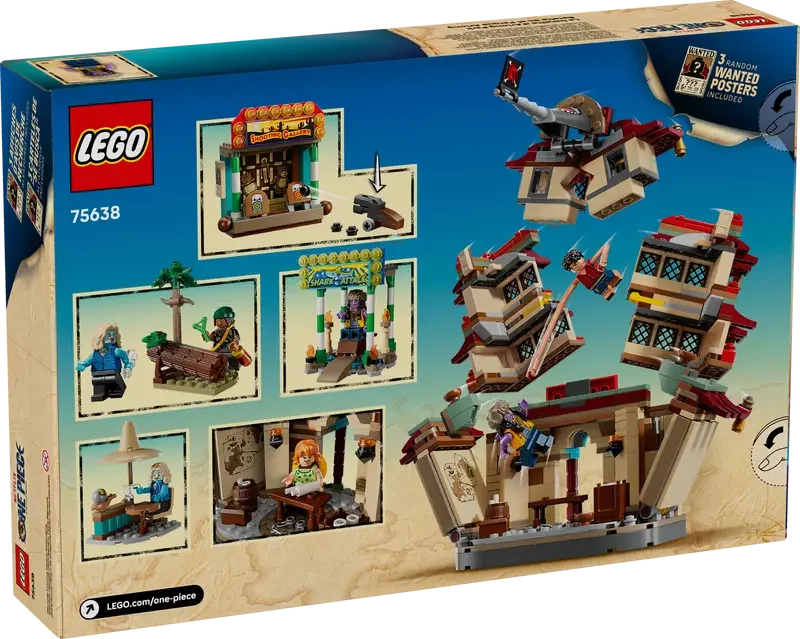 LEGO® One Piece Battle at Arlong Park 75638 – 926 Piece Netflix Series Set - Jaiman Toys