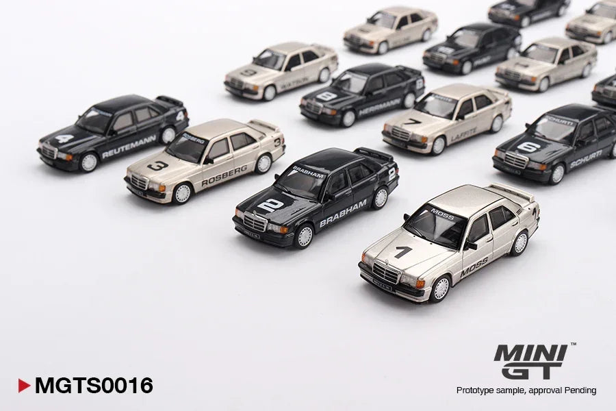 1/64 MINI GT ベンツ5台セット MINI GT 1:64 Mercedes-Benz 190E 2.3-16 1984 Nürburgring Race of