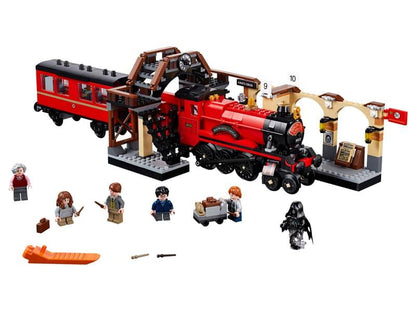LEGO Harry Potter 75955 Hogwarts Express Toy Train Building Set Includes Model Train and Harry Potter Minifigures Hermione Granger and Ron Weasley (801 Pieces)