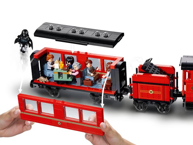 LEGO Harry Potter 75955 Hogwarts Express Toy Train Building Set Includes Model Train and Harry Potter Minifigures Hermione Granger and Ron Weasley (801 Pieces)