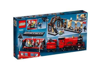 LEGO Harry Potter 75955 Hogwarts Express Toy Train Building Set Includes Model Train and Harry Potter Minifigures Hermione Granger and Ron Weasley (801 Pieces)