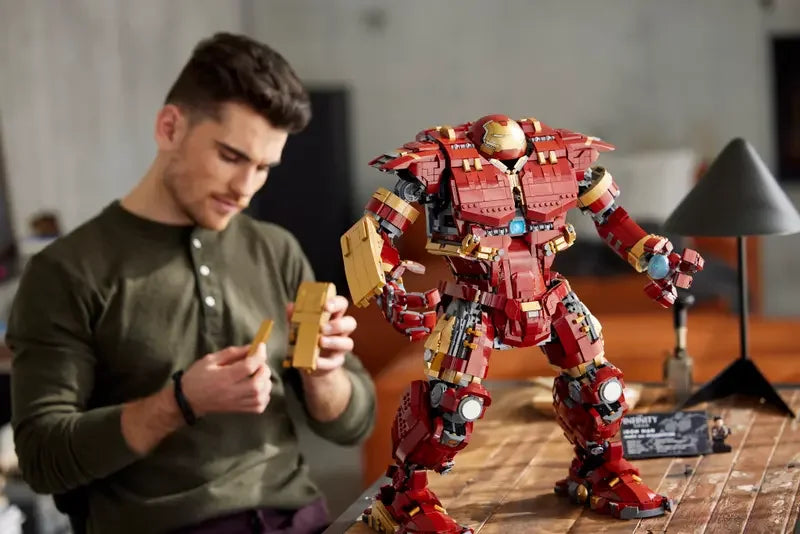 LEGO Marvel Hulkbuster 76210 Building Set - Avengers Movie Inspired Building Set with Minifigure, Authentic Display Model for Adults and Age of Ultron Enthusiasts Ages 18+