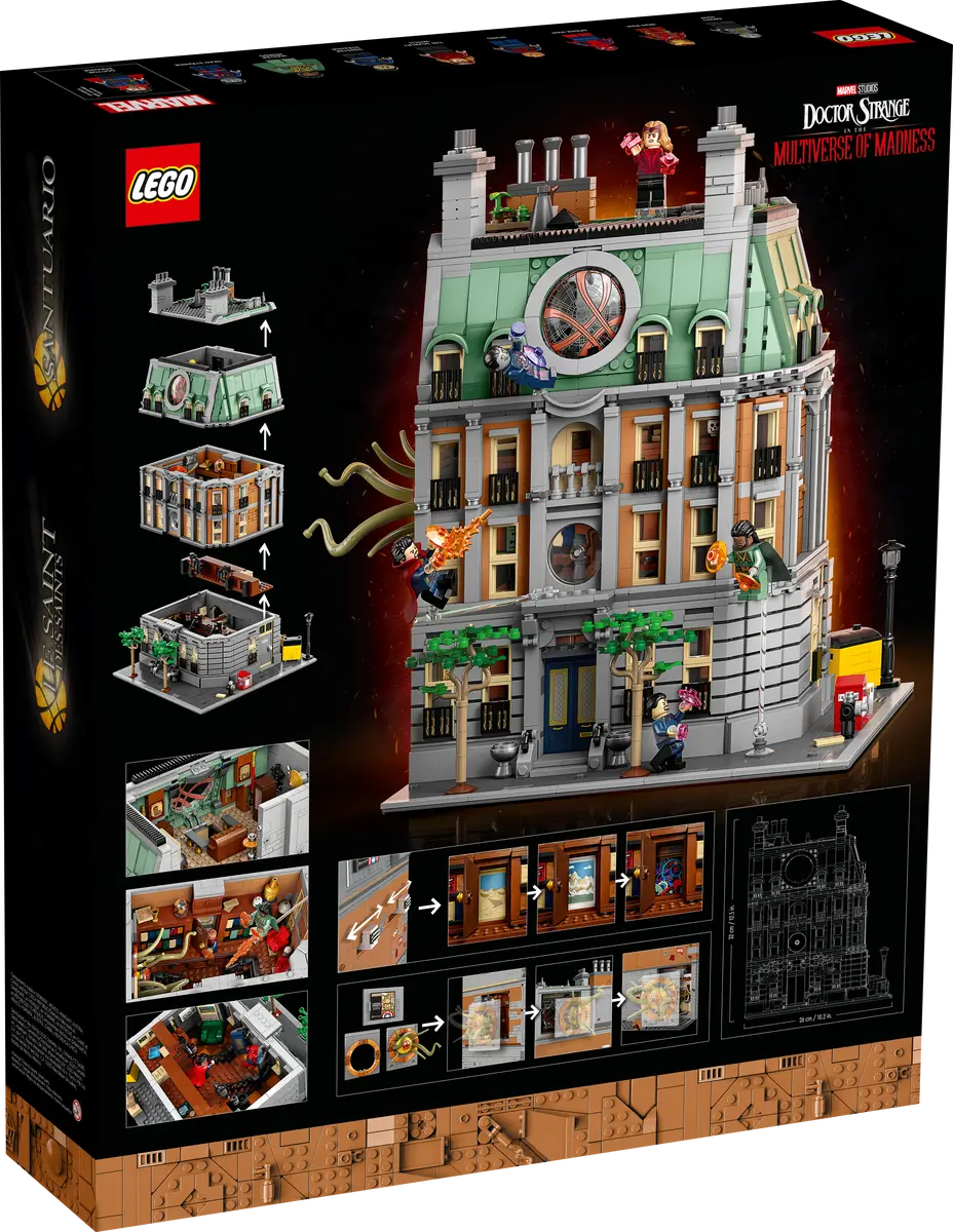 LEGO Marvel Sanctum Sanctorum (76218)-Avengers: Infinity War and Doctor Strange in the Multiverse of Madness Age 18+