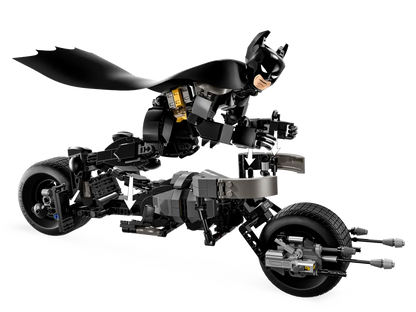 LEGO 76273 Super Heroes: Batman Construction Figure and the Bat-Pod Bike (713 Pieces)