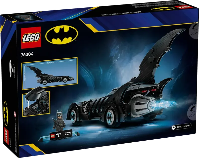 LEGO® DC Batman™ Forever Batmobile 76304 – 909 Piece Collector’s Set - Jaiman Toys