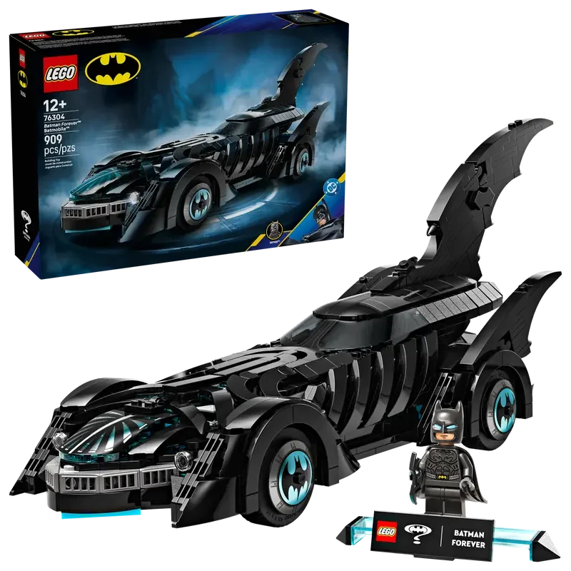 LEGO® DC Batman™ Forever Batmobile 76304 – 909 Piece Collector’s Set - Jaiman Toys