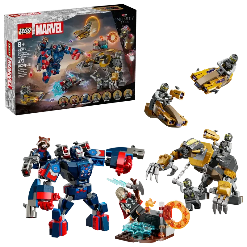 LEGO® Marvel Avengers Thor vs. Chitauri 76322 – 373 Piece Infinity Saga Set - Jaiman Toys