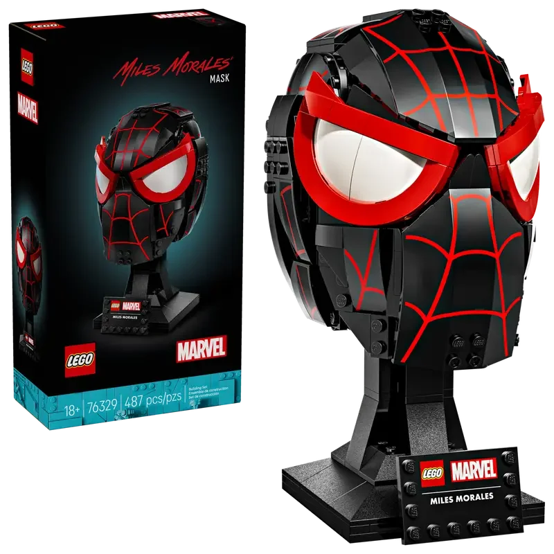 LEGO® Marvel Miles Morales’ Mask 76329 – 487-Piece Display Model , 18+ - Jaiman Toys