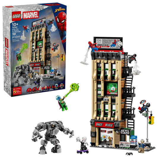 LEGO® 76342 Marvel Spider-Man vs. Mysterio: The Daily Bugle | 781 Pieces | Ages 10+