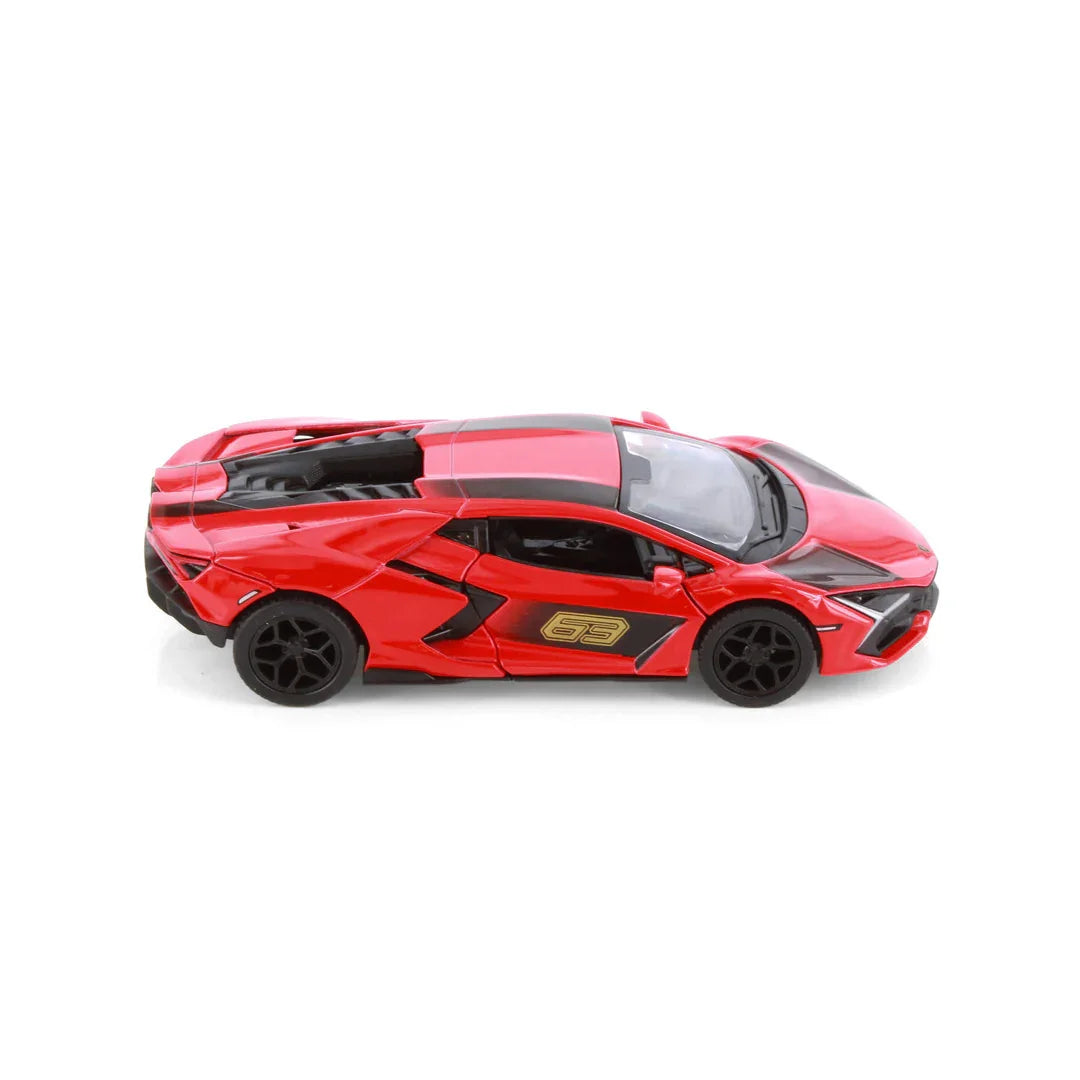 KiNSMART Lamborghini Revuelto Livery Edition – Green – 1:38 Scale Die-Cast Model Toy Car - Red - Jaiman Toys