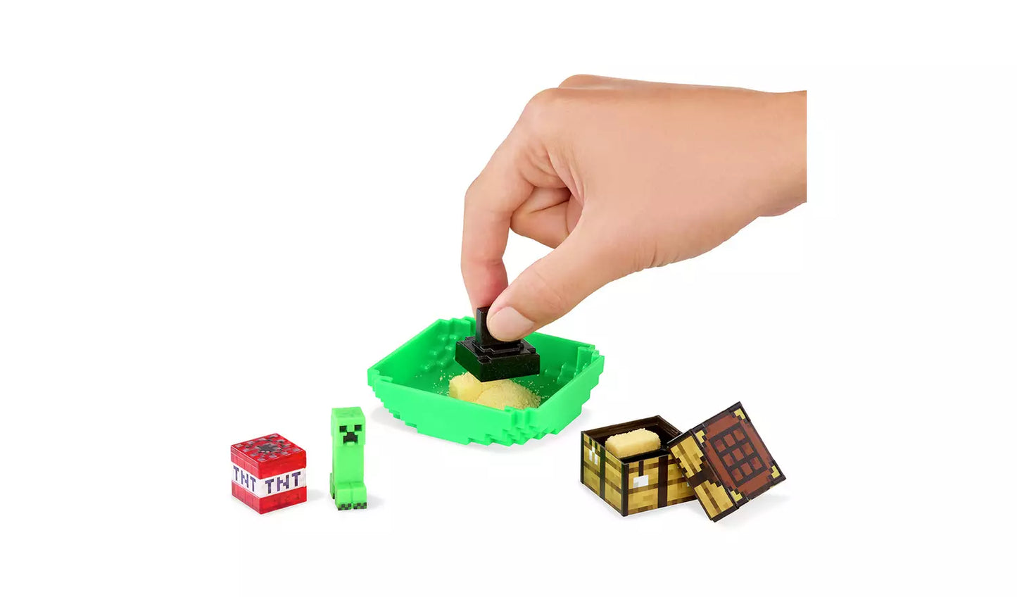 MGA Miniverse Make It Mini Minecraft 557272 DIY Miniature Craft & Collectible Set | Build, Create & Display Mini Minecraft Collectibles | 12 Unique Designs to Make & Collect | Surprise DIY Craft Toy for Minecraft Fans & Collectors