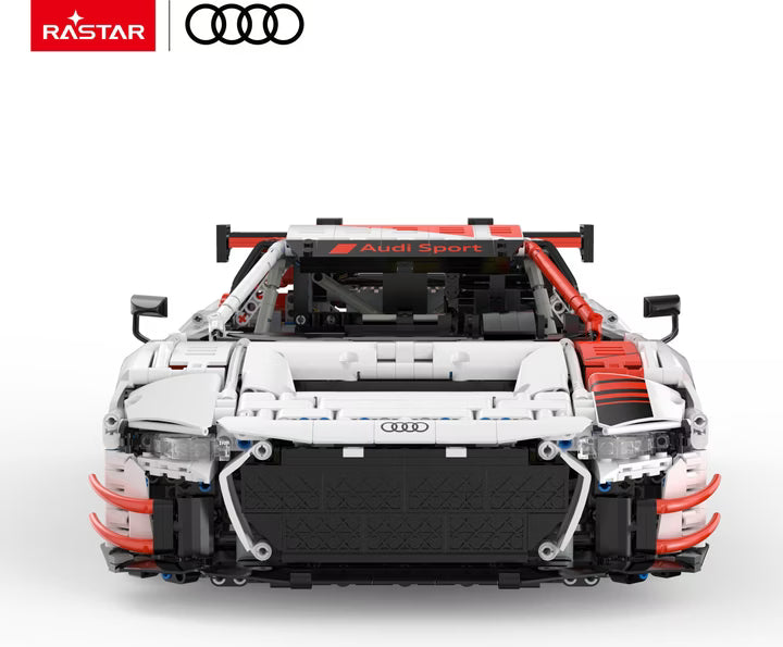Rastar 1:8 Scale Audi R8 LMS GT3 Building Bricks Set – 3322 Pieces Remote Control Racing Car
