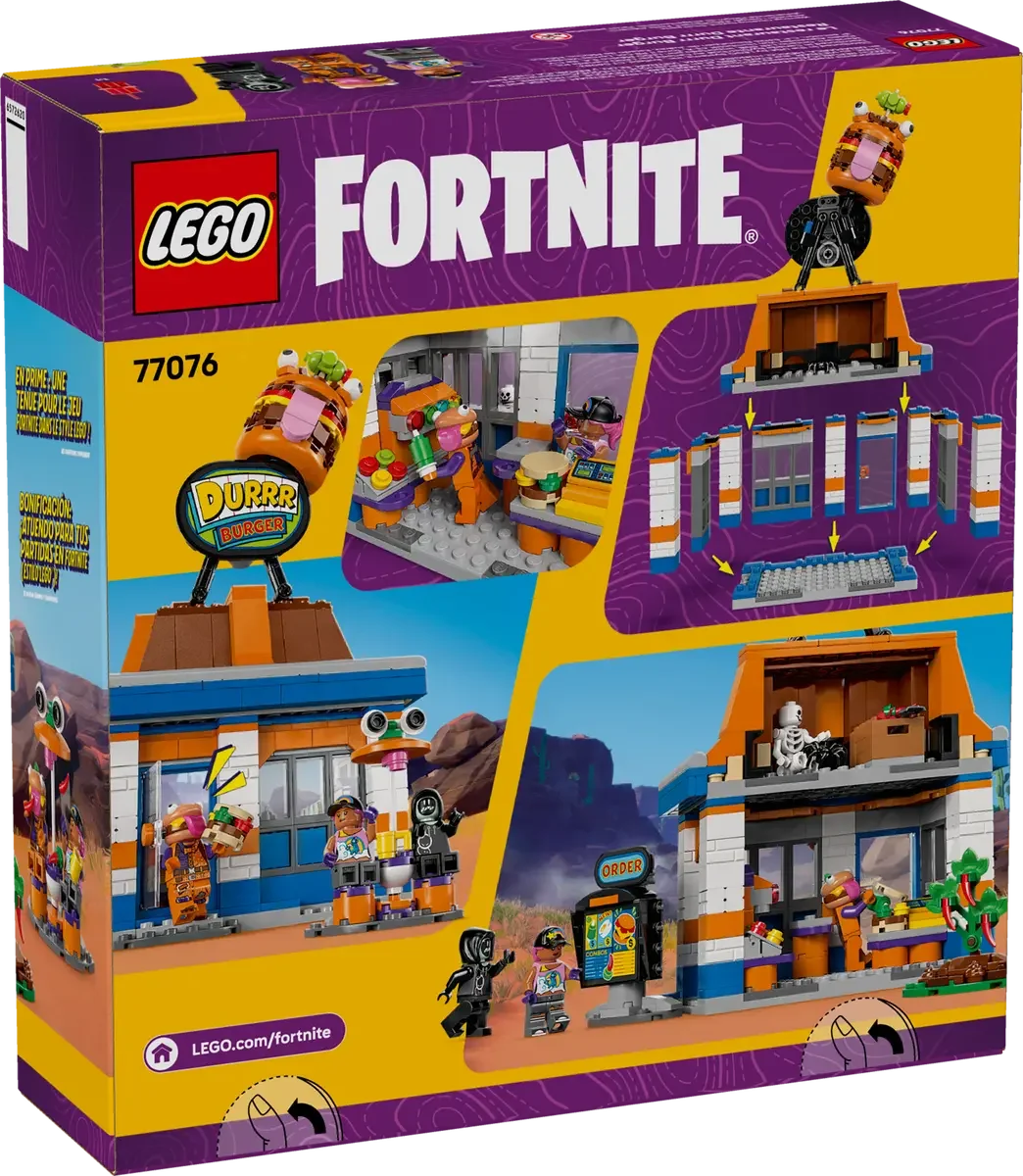 LEGO® Fortnite Durr Burger Restaurant 77076 – 546 Piece Building Set - Jaiman Toys