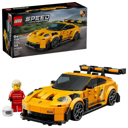 LEGO 77239 Speed Champions Porsche 911GT3RS  348Piece Super Car with Driver Minifigure (Ages9+) - Jaiman Toys