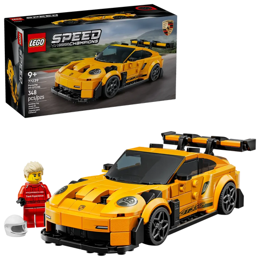 LEGO 77239 Speed Champions Porsche 911GT3RS  348Piece Super Car with Driver Minifigure (Ages9+) - Jaiman Toys