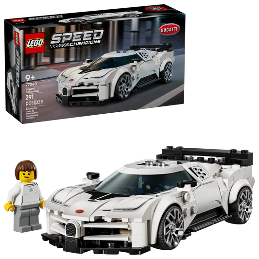 Lego 77240 Speed Champions Bugatti Centodieci Hyper Sports Car (291 Pieces) - Jaiman Toys