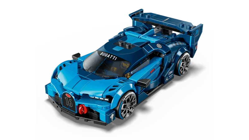 LEGO® 77253 Speed Champions Bugatti Vision GT Hyper Sports Car | Buildable Supercar Model With 1 Minifigure  | Ages 9+