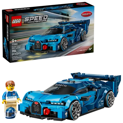 LEGO® 77253 Speed Champions Bugatti Vision GT Hyper Sports Car | Buildable Supercar Model With 1 Minifigure  | Ages 9+