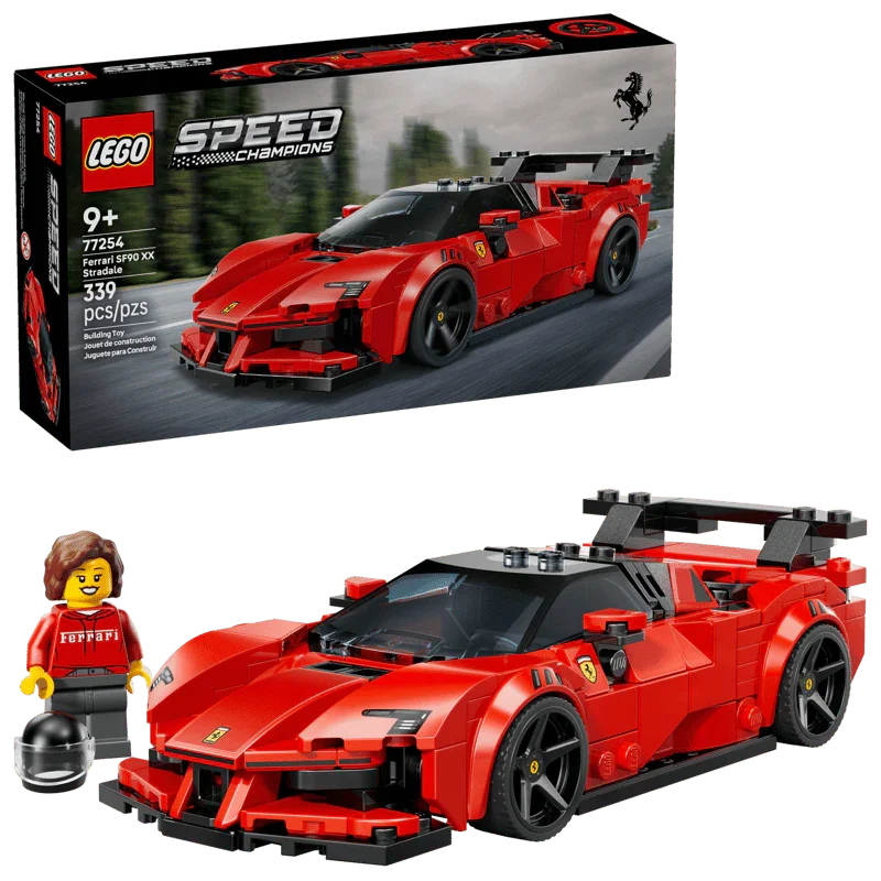 LEGO® 77254 Speed Champions Ferrari SF90 XX Stradale Sports Car | 339 Pieces | Ages 9+