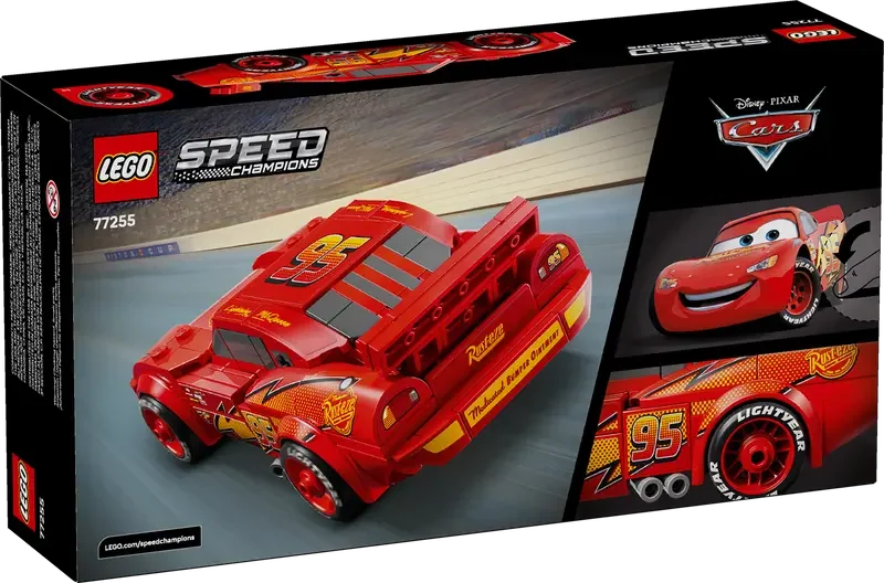 LEGO® 77255  Speed Champions Lightning McQueen | Buildable Disney Pixar Cars Racing Car | Ages 9+