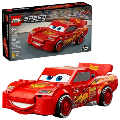 LEGO® 77255  Speed Champions Lightning McQueen | Buildable Disney Pixar Cars Racing Car | Ages 9+