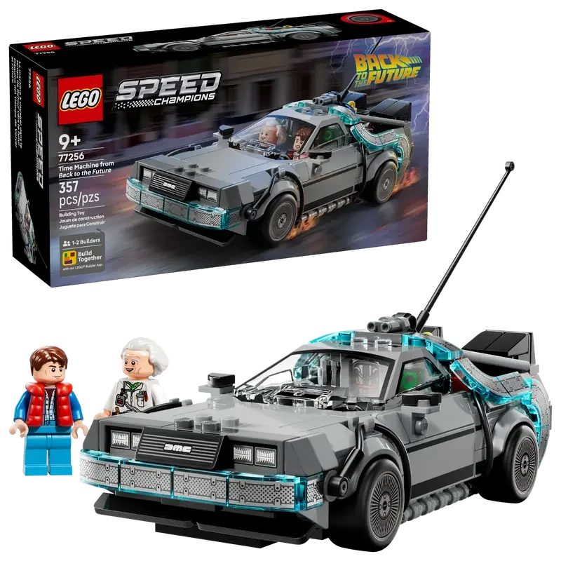 LEGO® 77256 Speed Champions Time Machine from Back to the Future | 357 Pieces | Ages 9+