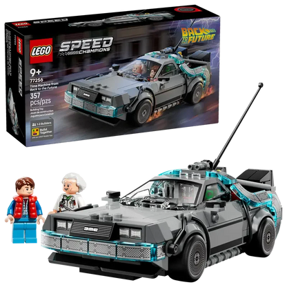 LEGO® 77256 Speed Champions Time Machine from Back to the Future | 357 Pieces | Ages 9+