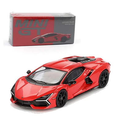 Mini GT 1:64 Lamborghini Revuelto – Arancio Dac Lucido (LHD) Diecast Scale Model Car - Jaiman Toys