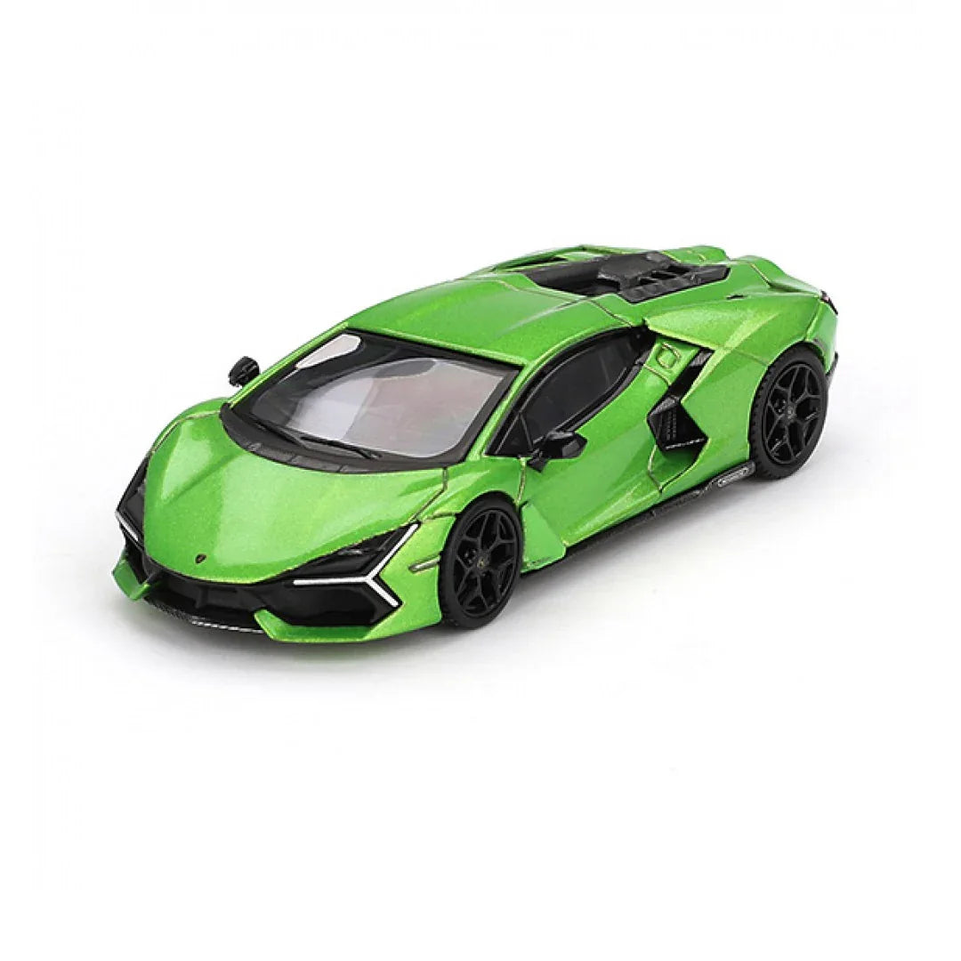 MINI GT Lamborghini Revuelto – Verde Selvans | 1:64 Scale Diecast Model Car - Jaiman Toys