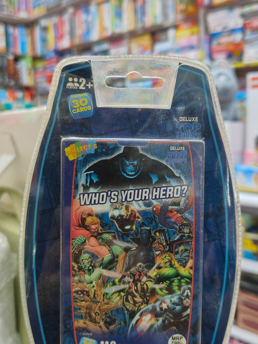 Top Trumps Marvel “Who’s Your Hero?” Deluxe  Card Game – 30 Cards – Rare 2015 Collectible Edition